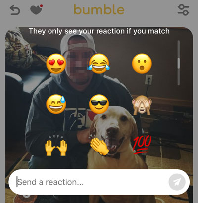 hoe stuur je een Bumble Reactie?